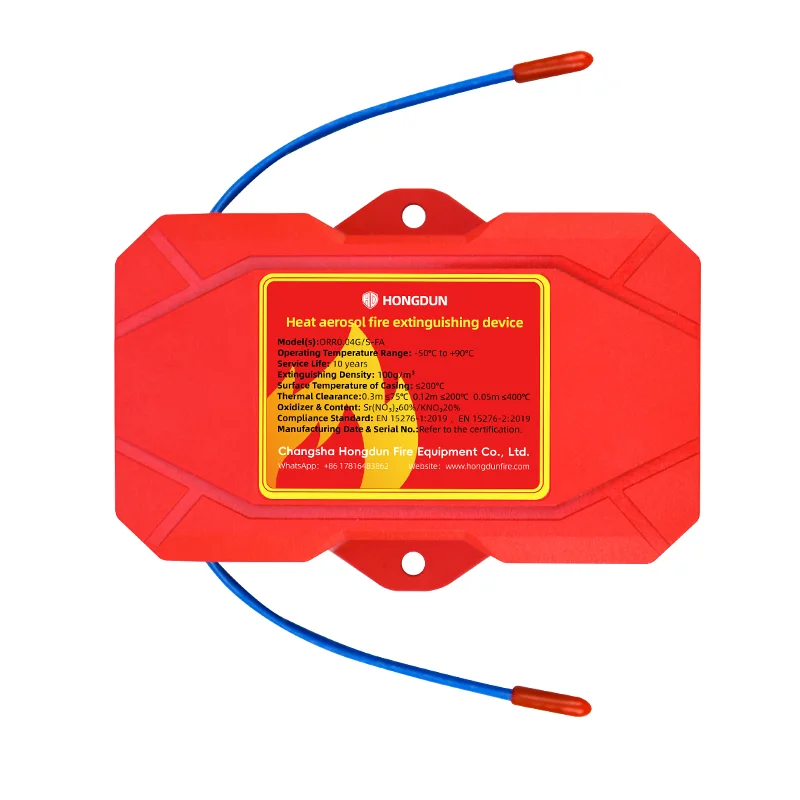 Automatic aerosol fire protection unit