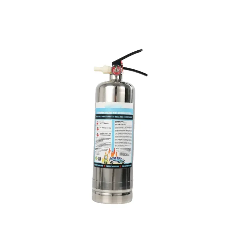 2 L stainless steel lithium-battery fire extinguisher