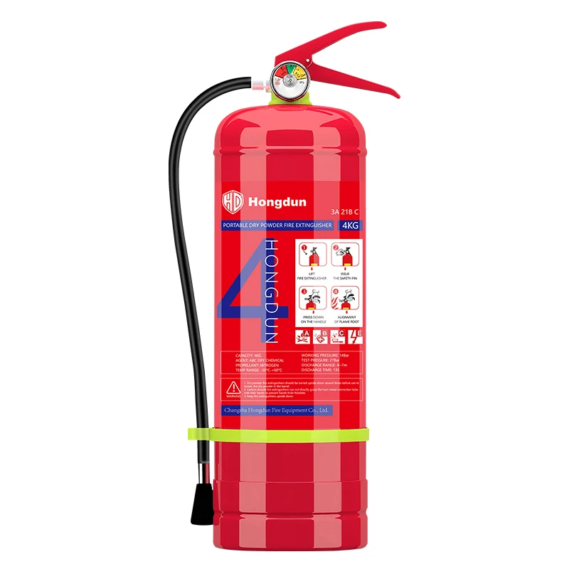 4 kg portable dry powder extinguisher